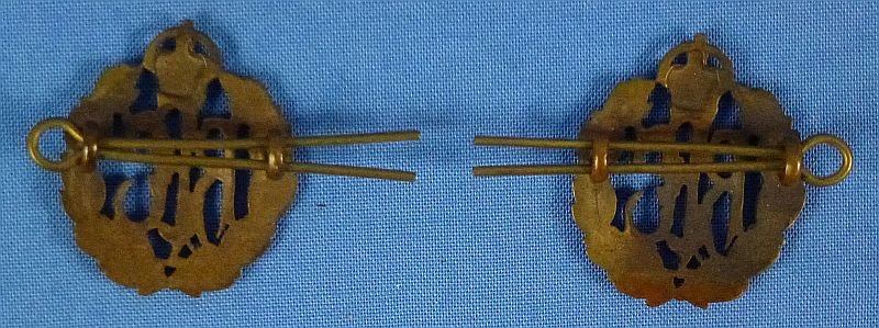 A Pair of WWI British Royal Flying Corps Collar Insignia — image 2