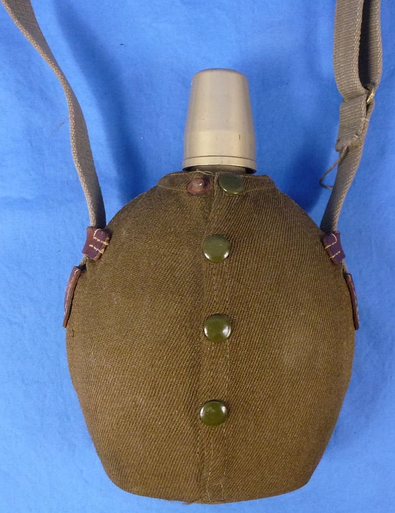 Named WWII Japanese Army Officer Canteen — image 2