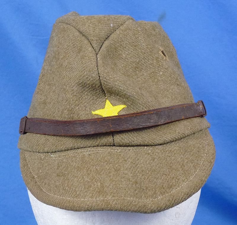 1942 Dated Japanese Army EM/NCO Wool Field Cap — image 2