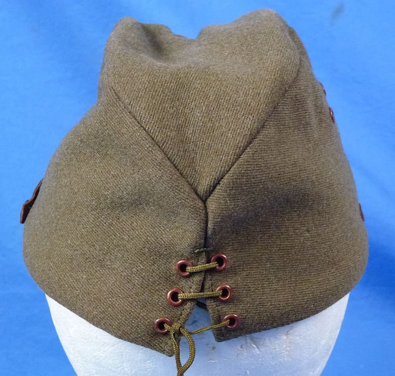 Near Mint WWII Japanese Army Officer Green Wool Field Cap — image 4