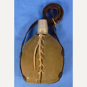 WWII Japanese Army Officer Laced Front Canteen