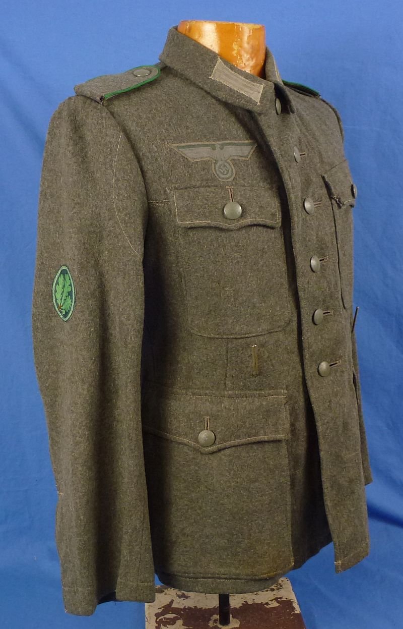 WWII German Army Jaeger Oberefreiter M43 Tunic — image 4