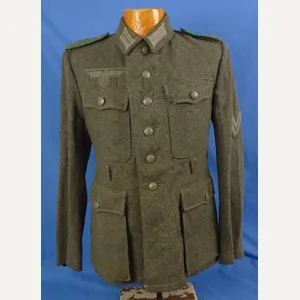 WWII German Army Jaeger Oberefreiter M43 Tunic