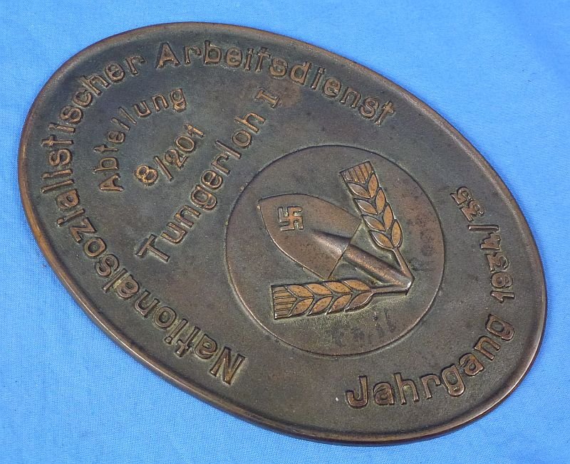 1935 RAD Labor Service Plaque — image 2