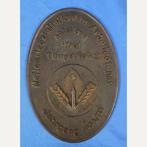 1935 RAD Labor Service Plaque