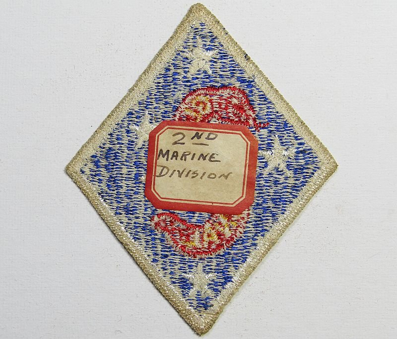WWII 2nd Marine Division Patch — image 2