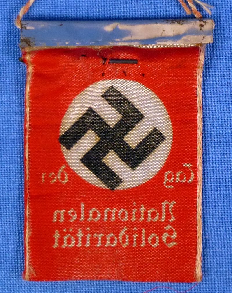 Third Reich 'Tag Der Natinalen Solidaritat' Tinnie with Graf Zeppelin Pin — image 2
