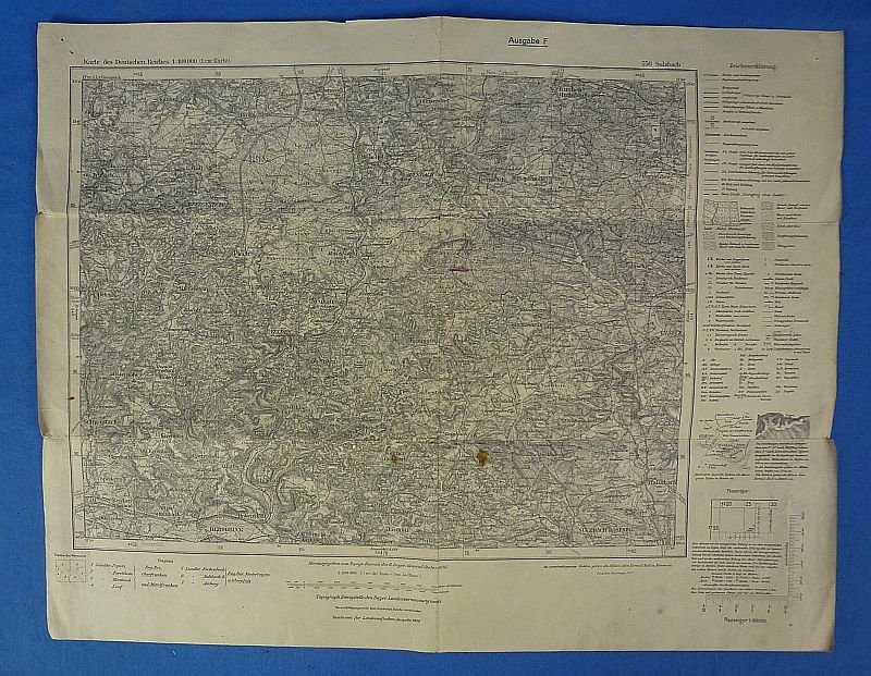 WWII German Military Maps and Document Case — image 4