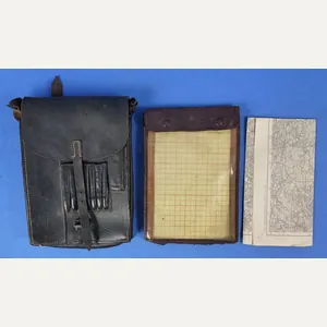 WWII German Military Maps and Document Case