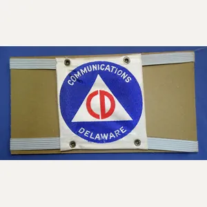 Delaware Civil Defense CD Communications Armband