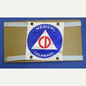 Delaware Civil Defense CD Medical Armband