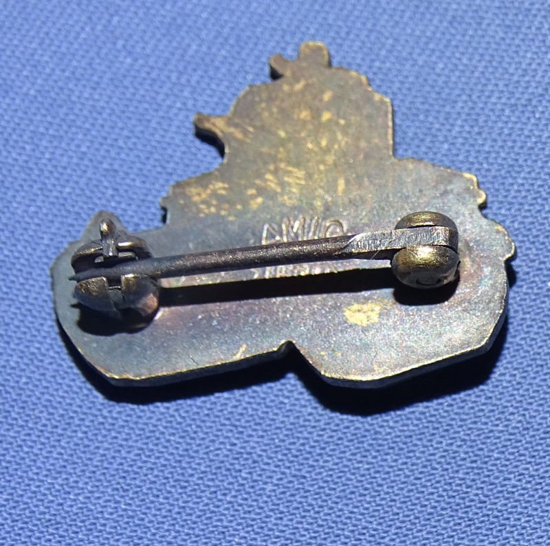 WWII American Tank Sterling Lapel Pin by Amico — image 2