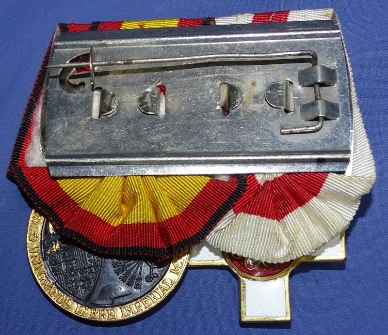 Spanish Civil War Pair of Medals on German Mount — image 2