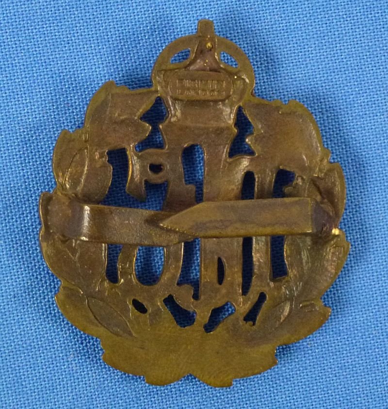 WWI British Royal Flying Corps Cap Badge – Prong Back — image 2