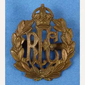 WWI British Royal Flying Corps Cap Badge – Prong Back