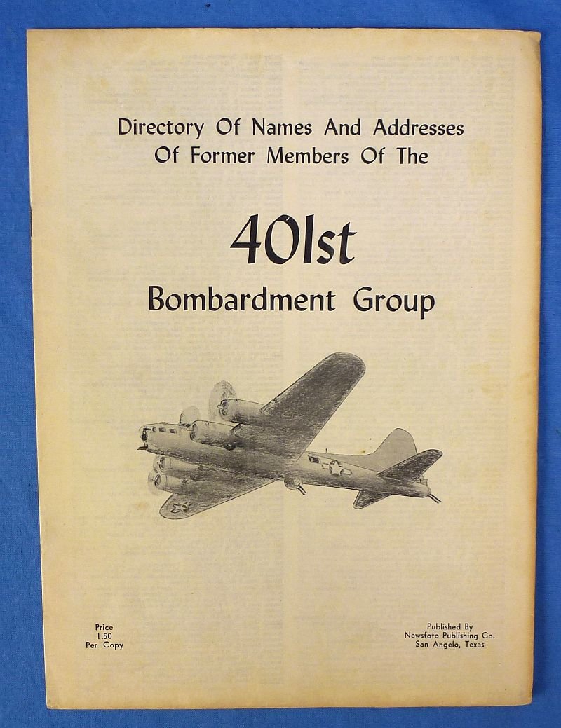 WWII 614th Bomb Squadron Jacket Patch with Bomb Group Unit History — image 10