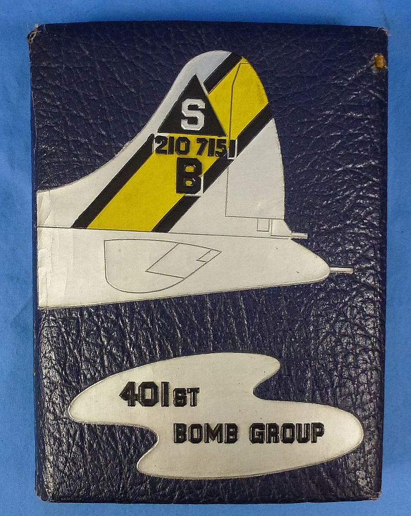 WWII 614th Bomb Squadron Jacket Patch with Bomb Group Unit History — image 4