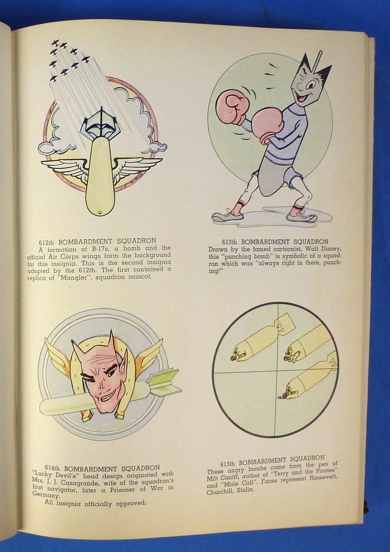 WWII 614th Bomb Squadron Jacket Patch with Bomb Group Unit History — image 5