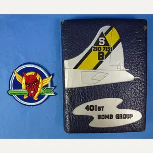 WWII 614th Bomb Squadron Jacket Patch with Bomb Group Unit …