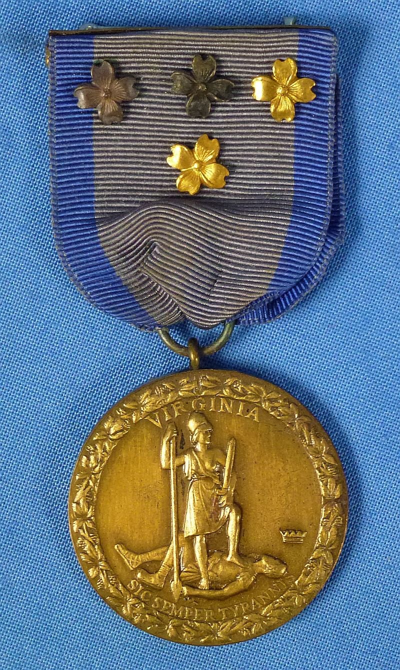 Large Group of One Virginia National Guard Soldier's Marksmanship Medals — image 16