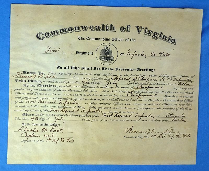 Large Group of One Virginia National Guard Soldier's Marksmanship Medals — image 24