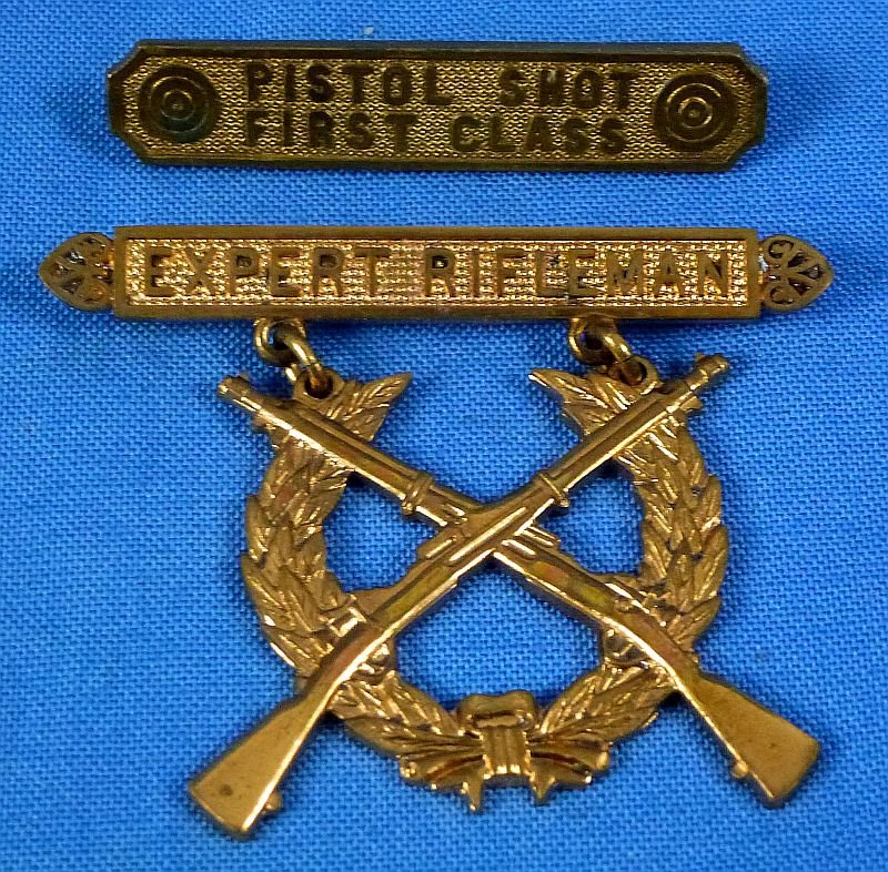 Large Group of One Virginia National Guard Soldier's Marksmanship Medals — image 4