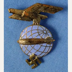 Third Reich Zeppelin Airship Officer Cap Badge