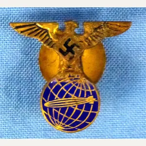 Third Reich Zeppelin Lapel Badge