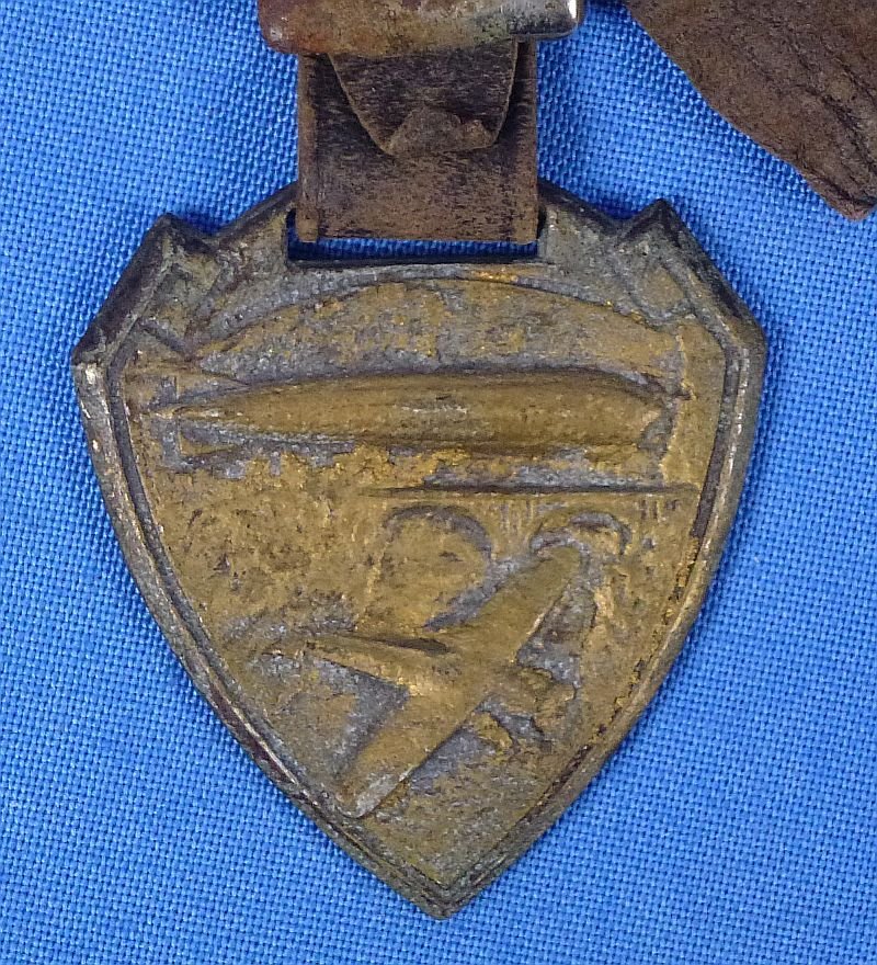 Zeppelin and Airplane Watch Fob — image 2