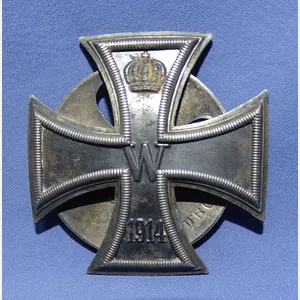 1914 .800 Key-Back Iron Cross 1st Class
