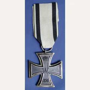 1870 Iron Cross 2nd Class With Non-Combatant Ribbon