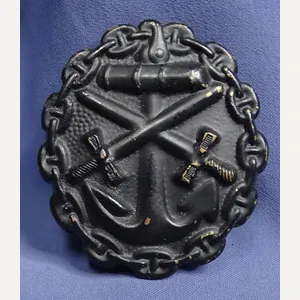 Imperial German Navy Black Wound Badge
