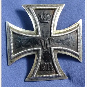 1914 .800 Silver Screw Back Iron Cross 1st Class by …