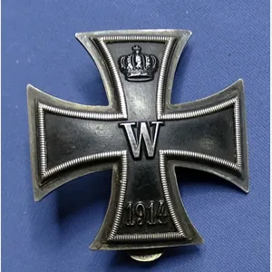 1914 Double Screw Back Vaulted Iron Cross 1st Class Marked …