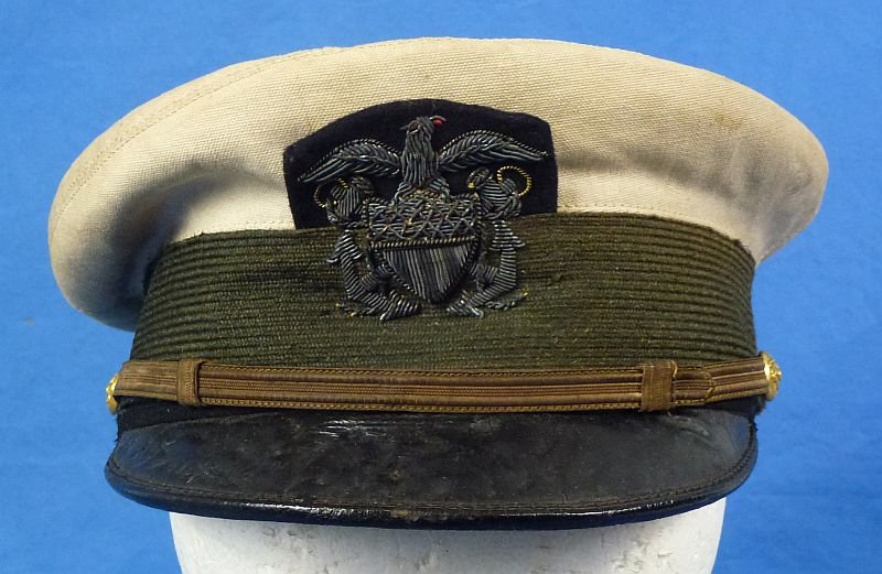 WWI U.S. Navy Officer's Summer Cap — image 2