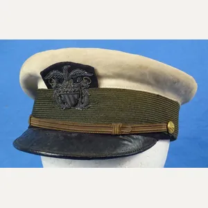 WWI U.S. Navy Officer's Summer Cap