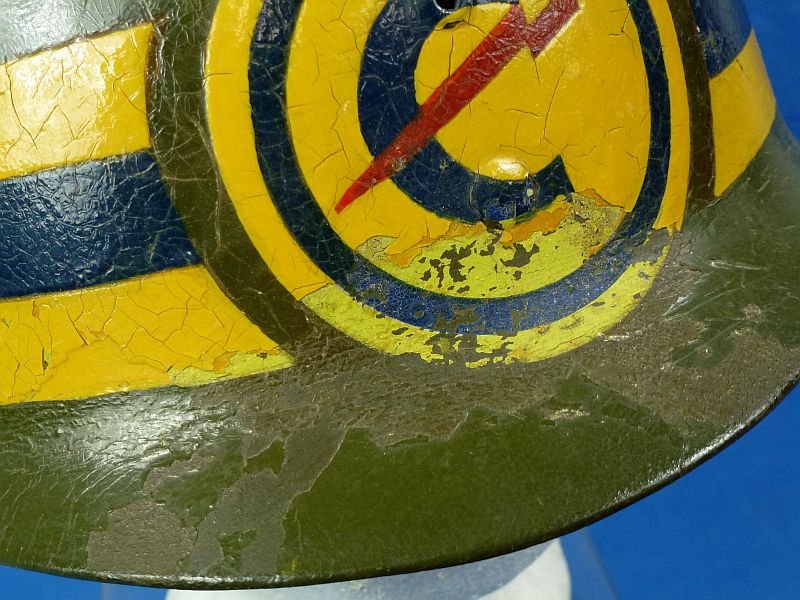 U.S. Army Constabulary Captain's Helmet Liner — image 3