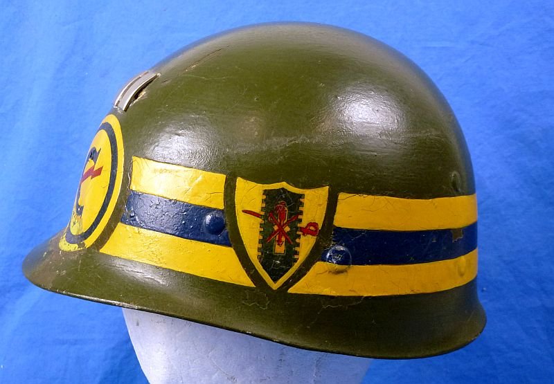 U.S. Army Constabulary Captain's Helmet Liner — image 6
