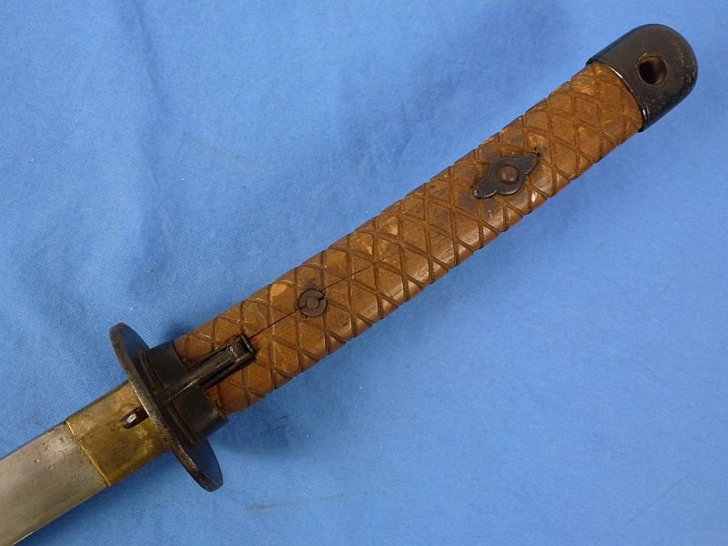 WWII Japanese Late War Type 95 NCO Sword by Nagoya Arsenal with Matching Numbers — image 7