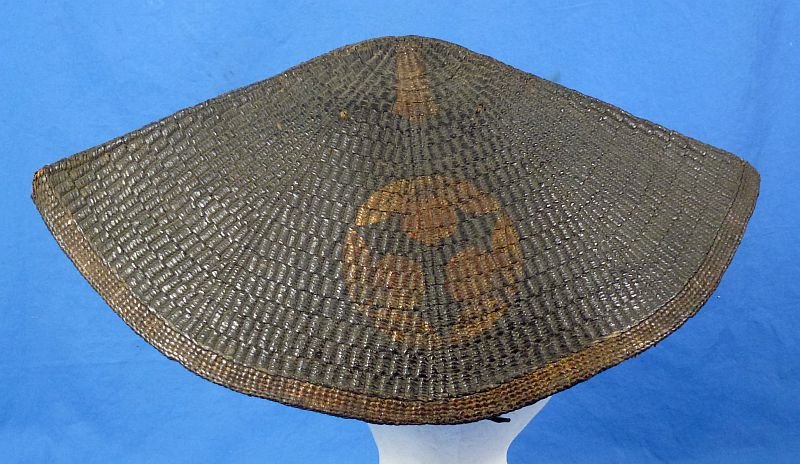 Japanese Edo Period Jingasa Samurai Hat — image 4