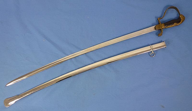 Bulgarian Model 1910 Lion Head Field Marshal Sword with Etched Blade by Carl Eickhorn — image 2