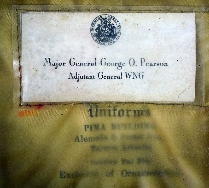 The Uniform Tunic and Visor Cap of Major General George O. Pearson, WWII 11th Airborne Division Combat Comander — image 14
