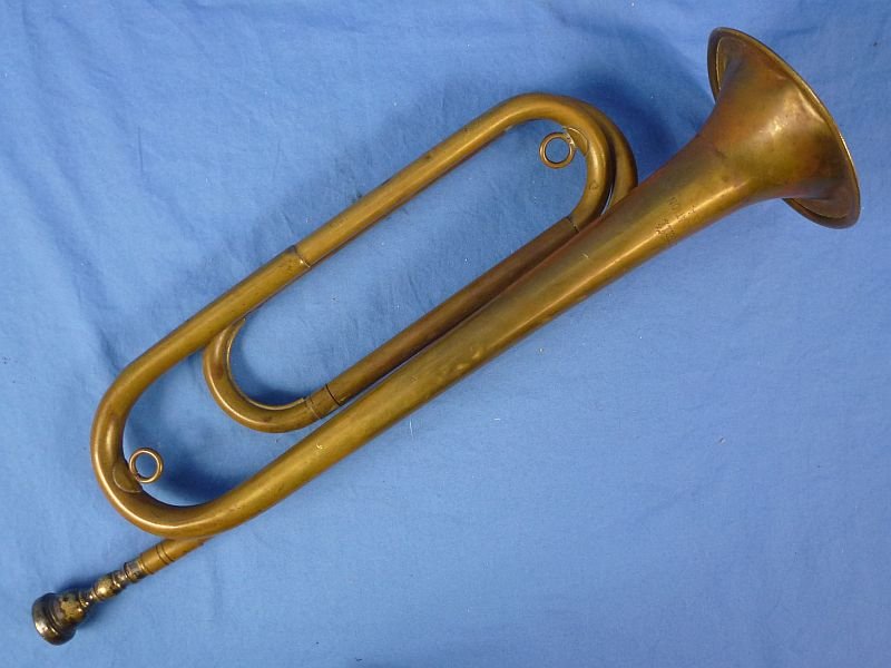 WWII U.S. Regulation Bugle — image 2