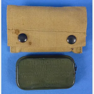 WWII Carlisle Bandage in 1942 Dated Belt Pouch