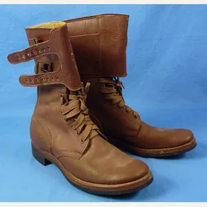 WWII Model 1943 Double Buckle Combat Boots Size 11-1/2
