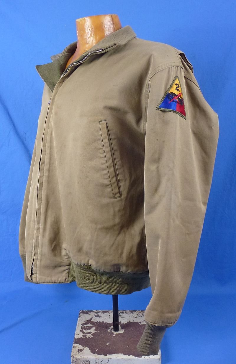 Named WWII U.S. Army Second Armored Division Tanker Jacket — image 2