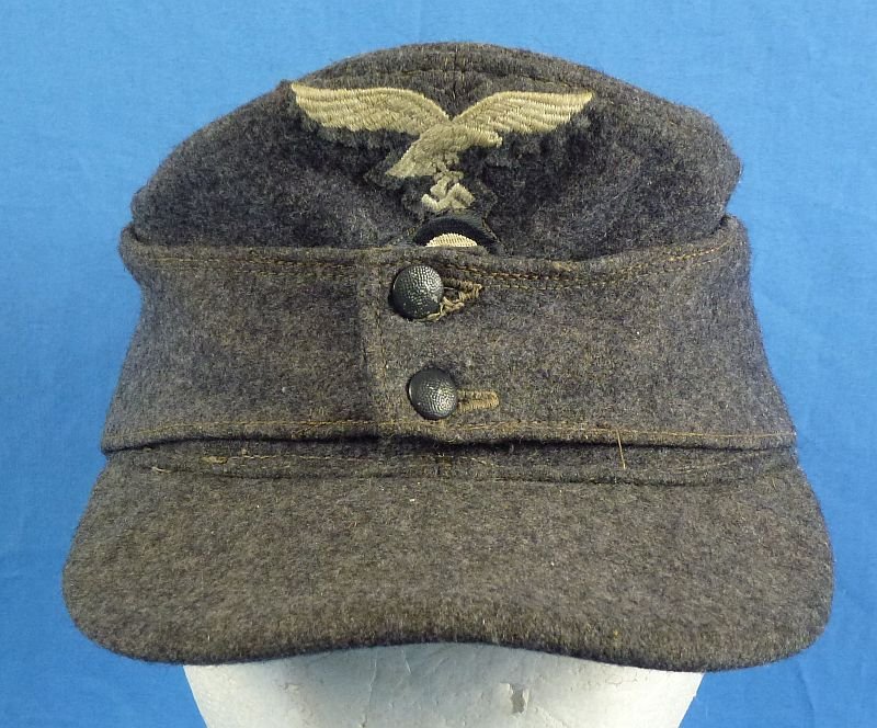 1944 Dated Luftwaffe M43 Field Cap — image 2