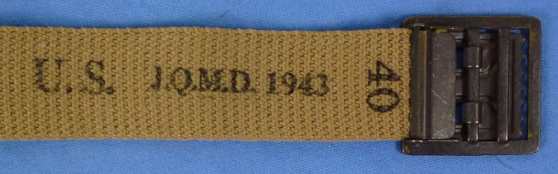 1943 Dated Web Uniform Belt — image 3