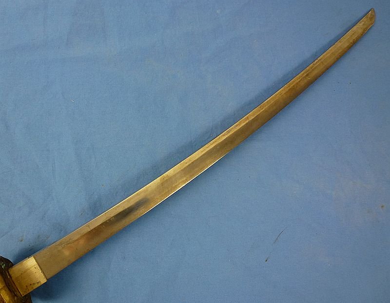 Signed 1945 Dated Japanese Army Officer Shin Gunto Sword — image 4