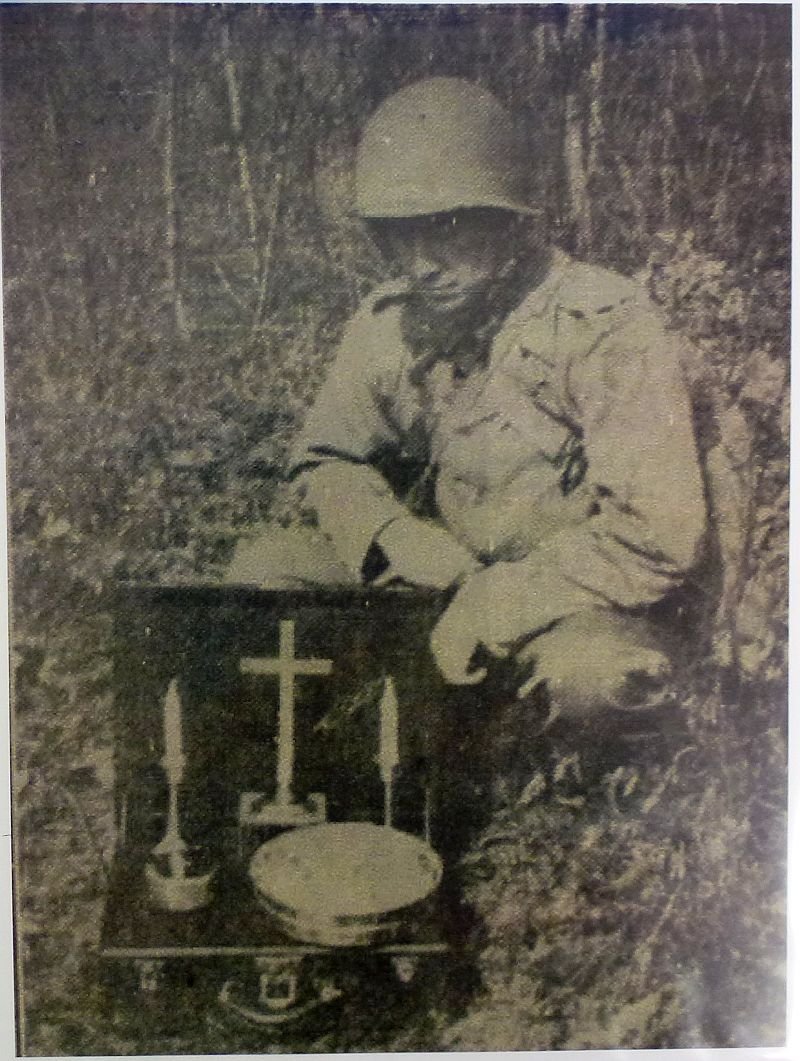 Named WWII Chaplain's Cased Field Communion Service Set — image 8